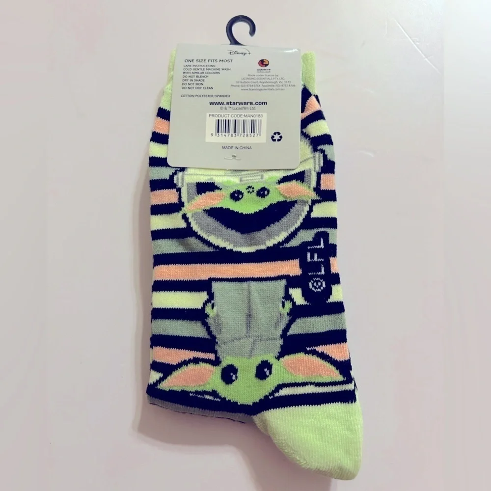 Star Wars Baby Yoda Socks! One size fits all! BRAND NEW